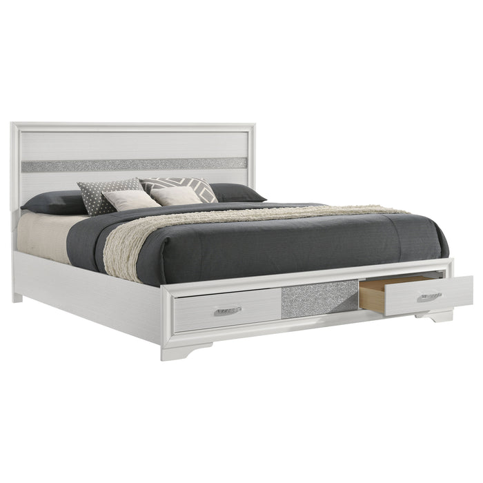 Miranda Panel Platform Storage Bed