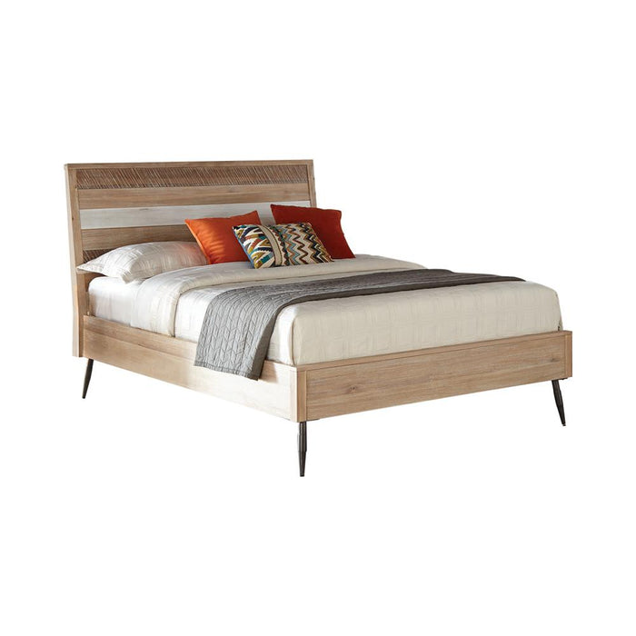 Marlow Eastern King Platform Bed Rough Sawn Multi image