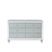 Gunnison 6-drawer Dresser Silver Metallic image