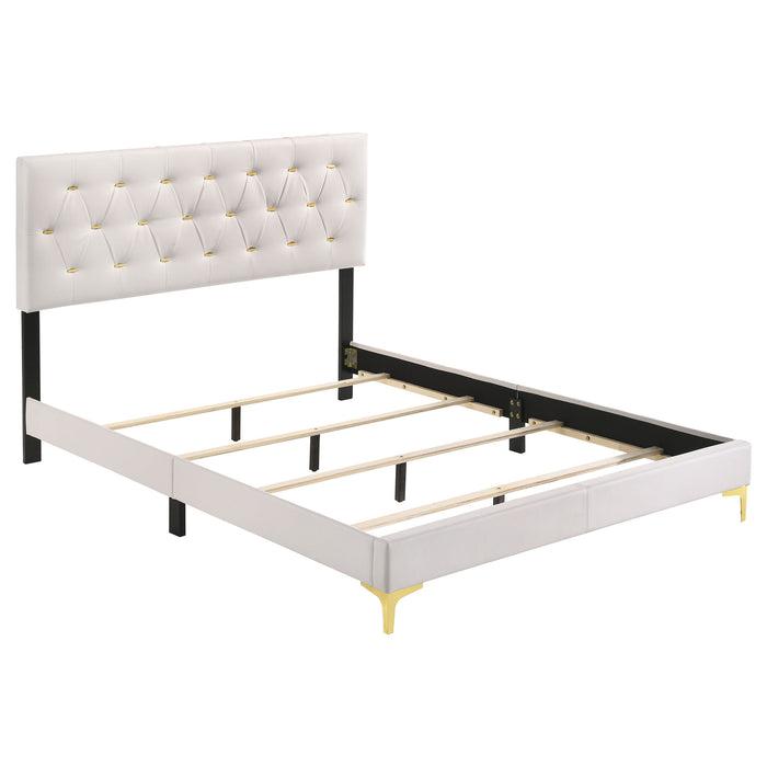 Kendall Panel Bed White