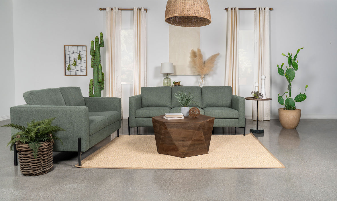 Tilly Upholstered Track Arms Sofa Set