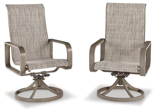 Beach Front Sling Swivel Chair (Set of 2) image