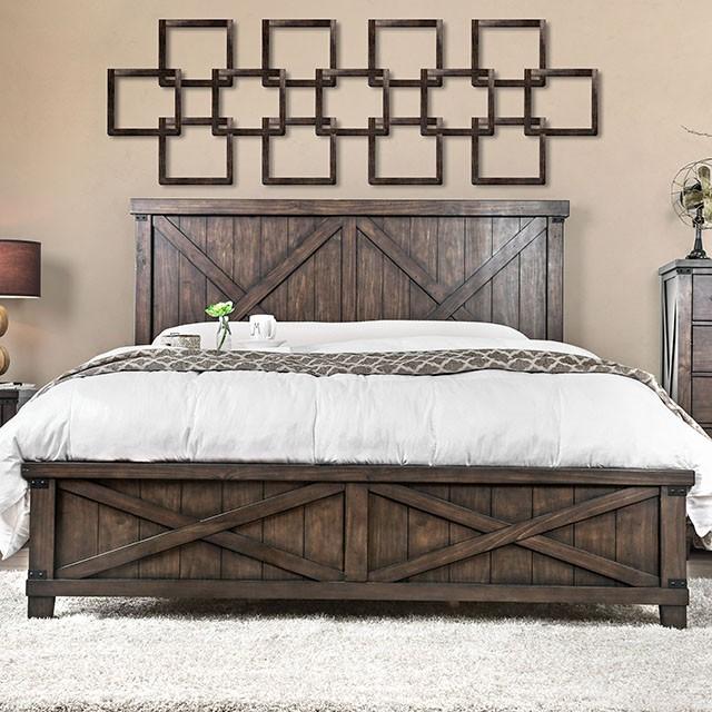 Bianca Cal.King & E.King Bed Brown