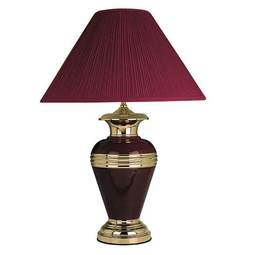 Nicole Table Lamp Burgungundy image