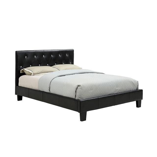 Velen Black Cal.King, E.King, Full, & Twin Bed Black & White