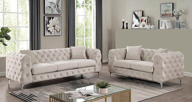 SAPPHIRA Loveseat, Beige