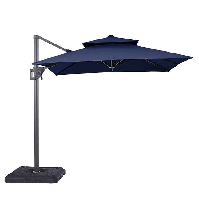 Fida 8 Ft Square Umbrella w/ Double Top + 37" Large Base image